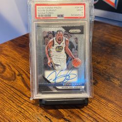2018 Panini Prizm Kevin Durant Signatures PSA 9 s-KDR