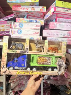 Kids Trailer With Animals New $17 