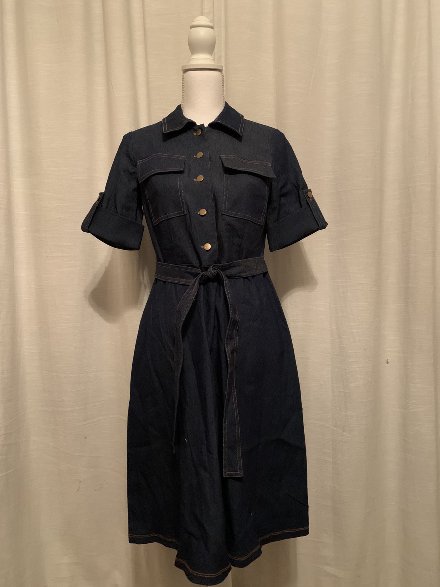 Shelby & Palmer Navy Blue Dress (size 6/small)