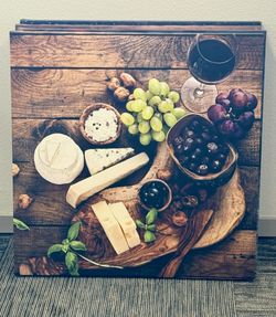 4 Food & wine Photos on Canvas