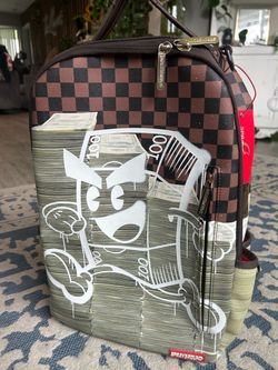 Sprayground LIMITED EDITION backpack - money on the run - discontinued can no longer buy on website.