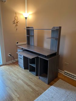 Computer Desk with Hutch and Storage