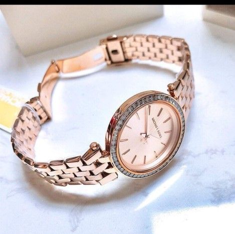 NEW*** Sent Michael Kors Darci Rose Gold Tone Watch 33MM  display picture 3