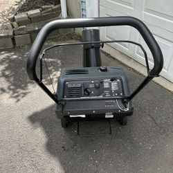 Craftsman single stage snow Blower W/ Electric Start 