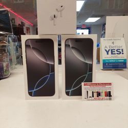 IPHONE 16 PRO MAX FACTORY UNLOCKED BRAND NEW ON PAYMENTS WITH ONLY $50 DOWN 