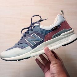 Men's Size 10 New Balance 997H Vintage Indigo Quartz Grey
