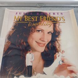 Huge Movie poster- My best Friend's wedding Julia Roberts-Celluloid RARE 48X48