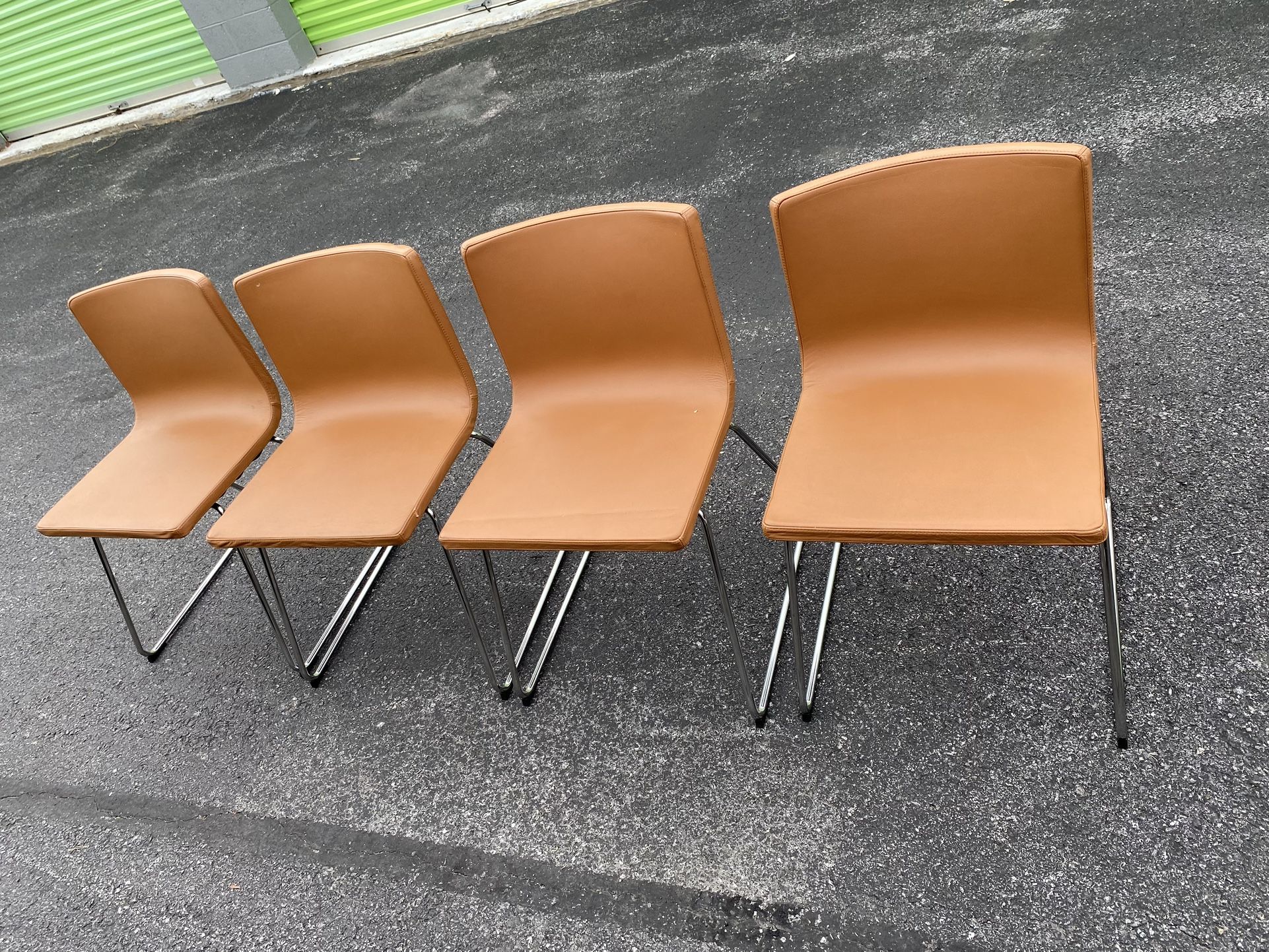 IKEA Bernhard Leather Chairs