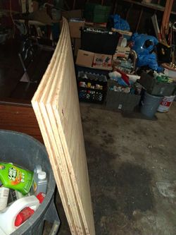 Plywood Sheets Stack of Four