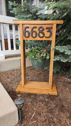 Built to Order - Address/Welcome Sign