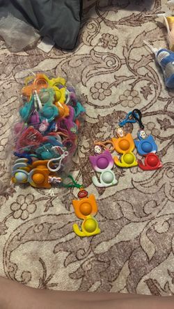 Cat Pop It Keychains
