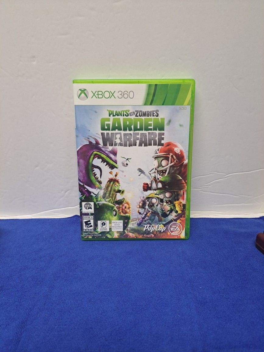 Plants VS zombies garden warfare for xbox 360 No Manual