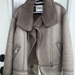 Zara Aviator Jacket. Sz. XS. Fits bigger sizes. 