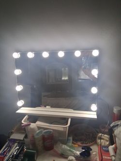 Hollywood Vanity Mirror with LED Bulbs, & Smart touch.