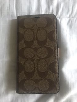 Coach case for iPhone XS Max.