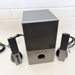 ALTEC LANSING 61SB VS4121 Powered Multimedia Audio Speaker System Fully Tested