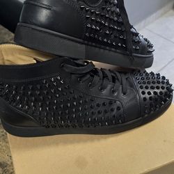 Original Black Christian Louboutin Spikes  Size 11