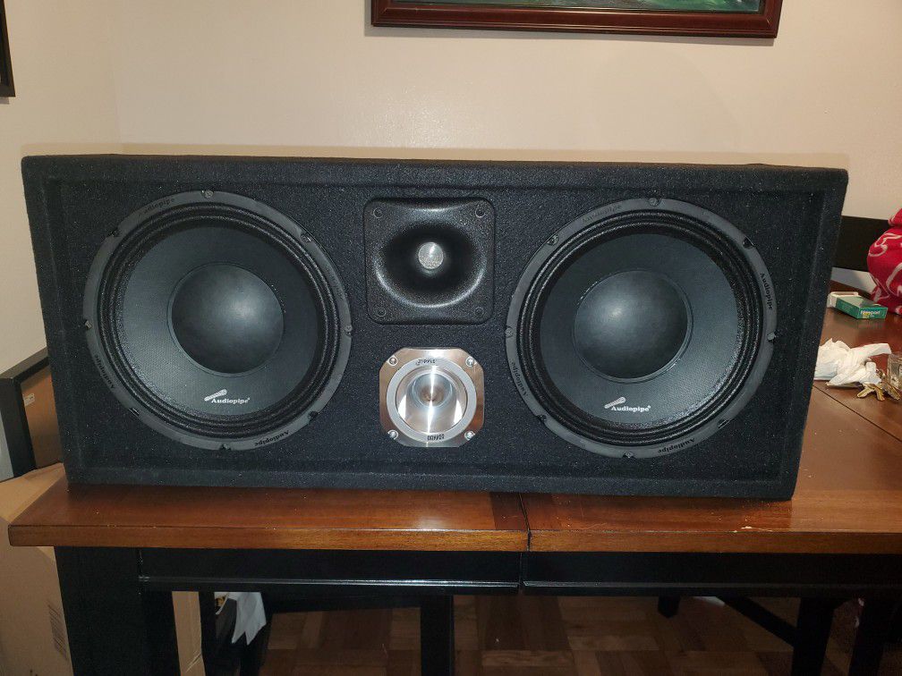 2020watts max CHUCHERO BOX WITH TWO 10INCH AUDIOPIPE AND ONE TWEETER AND ONE HORN DRIVER