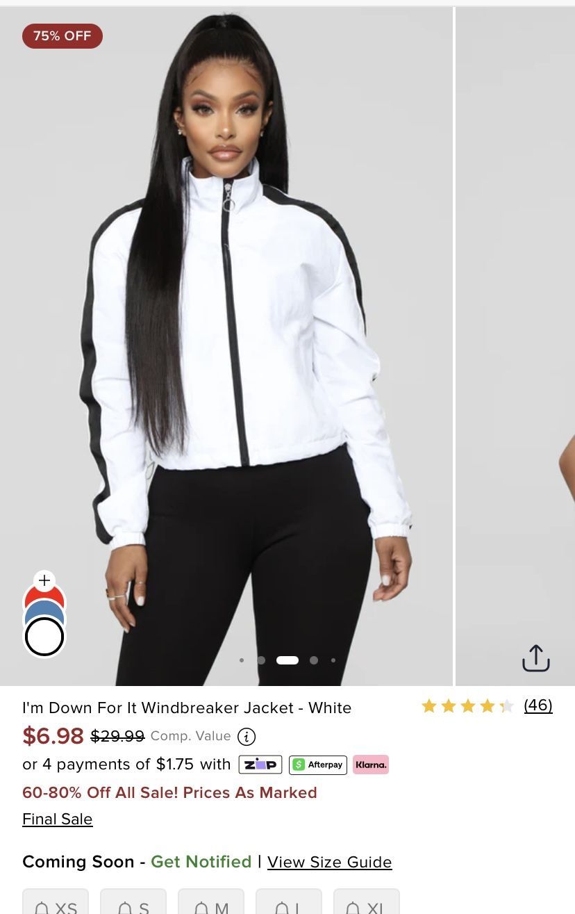 Fashion Nova Windbreaker Hoodie