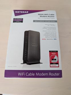 Netgear N600 Wi-Fi router with DOCSIS 3.0 modem
