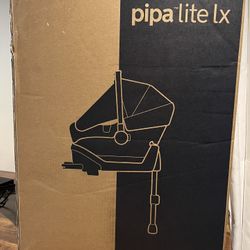 NUNA PIPA LITE RX CAR SEAT BLACK INFANT NEW