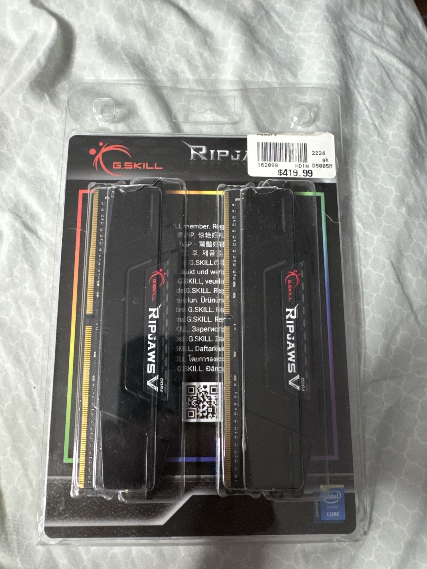 4x16gb(64gb) DDR4 RAM