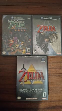 Zelda game collection - gamecube