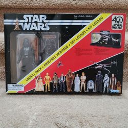 Star Wars The Black Series Darth Vader 40th Anniversary Legacy Pack Red Eye Rare Variant Brand New
