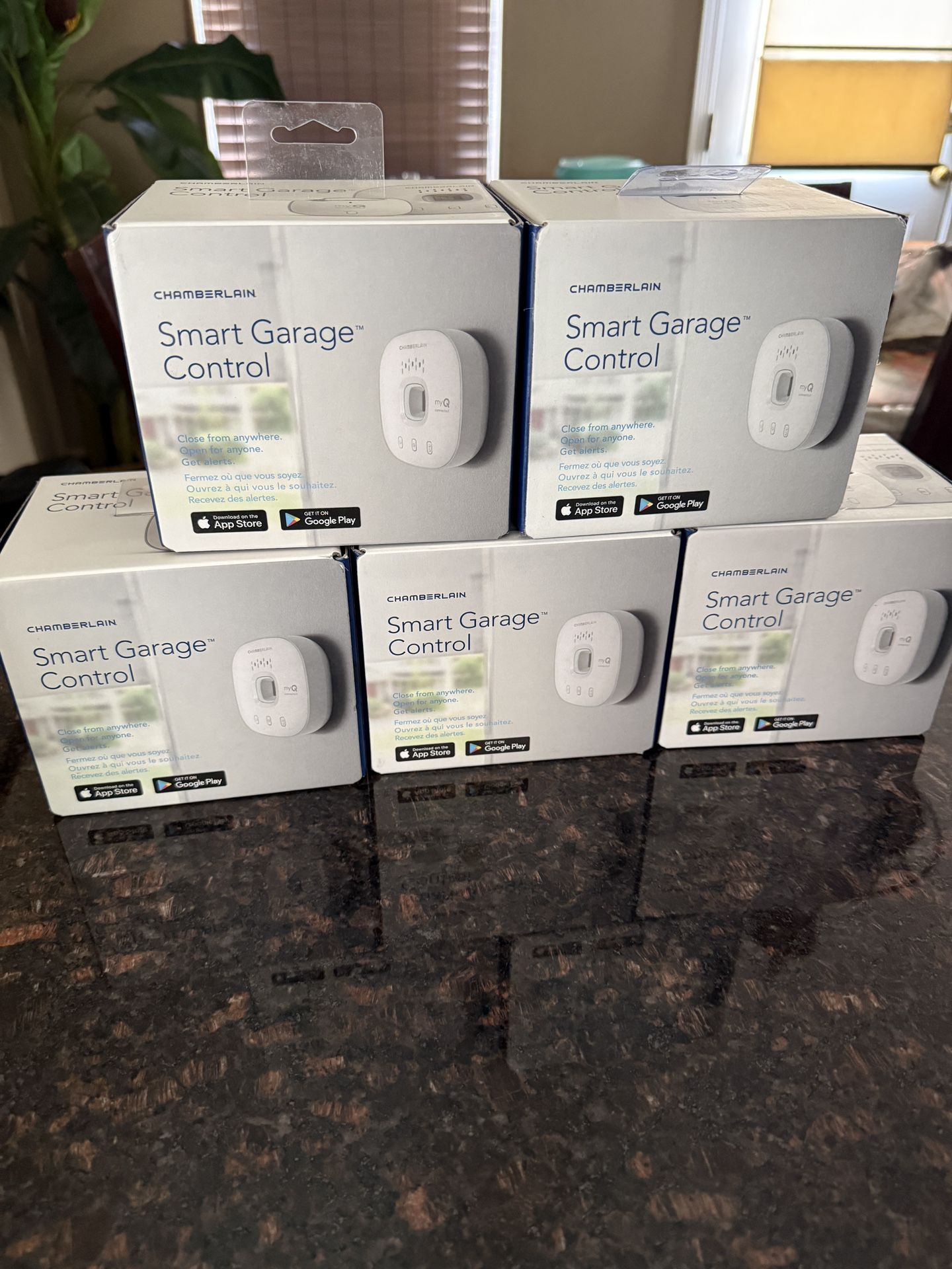 4x Chamberlain myQ Smart Garage Controllers – New/Sealed