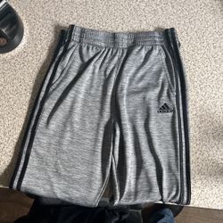 Grey Mens Adidas Sweatpants