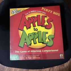 Apples To Apples Game.  New Never Opened