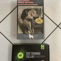 Dog Training Collar And Pet Vehicle Safety Harness