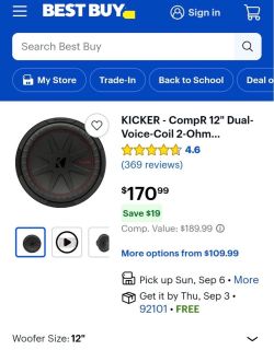 Car Speaker/Sound System For Sale | Prices Vary