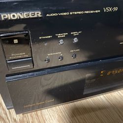 Pioneer ELITE VSX-59 Stereo Receiver Black