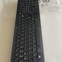 Two computer keyboards. One has enlarged alphabets and numbers. Never used. $10 ea