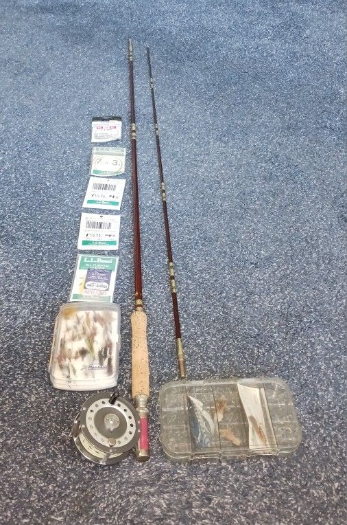 Vintage Montaque Fly Rod w/reel & extras
