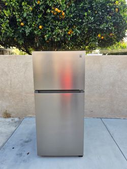 3MONTHS WARRANTY 30X30X66 KENMORE FRIDGE 18CUFT SILVER