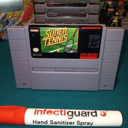 SuperNintendo Game "Super Tennis" ( Vintage 1991 )