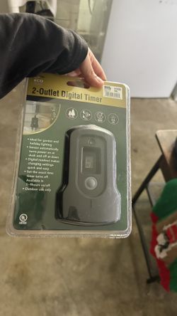 2 outlet digital timer