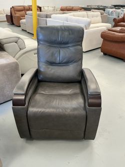 Dark Gray Power Recliner Chair 