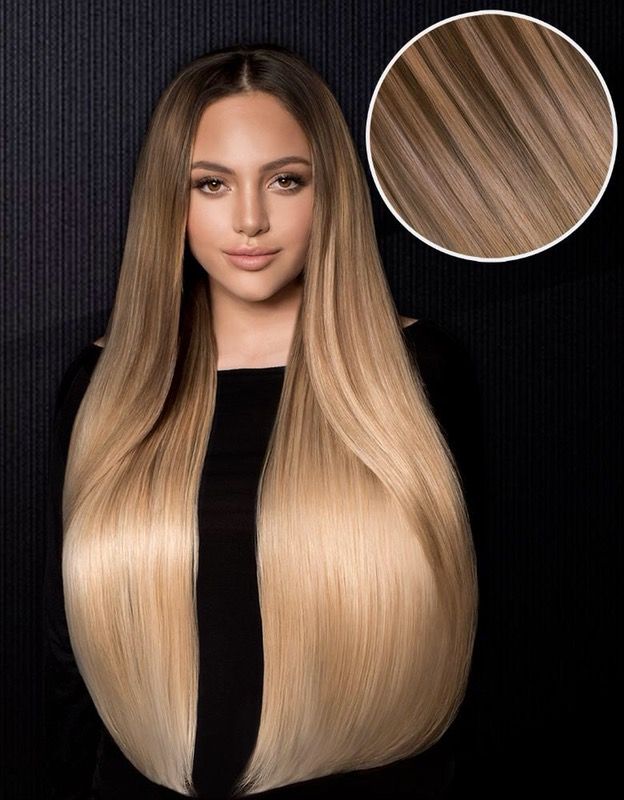 NATHALIE PARIS 240g 22” hair extension medium ash brown