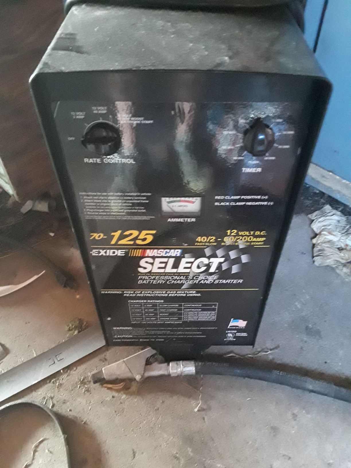 Exide Select Battery Charger And Starter 70-125