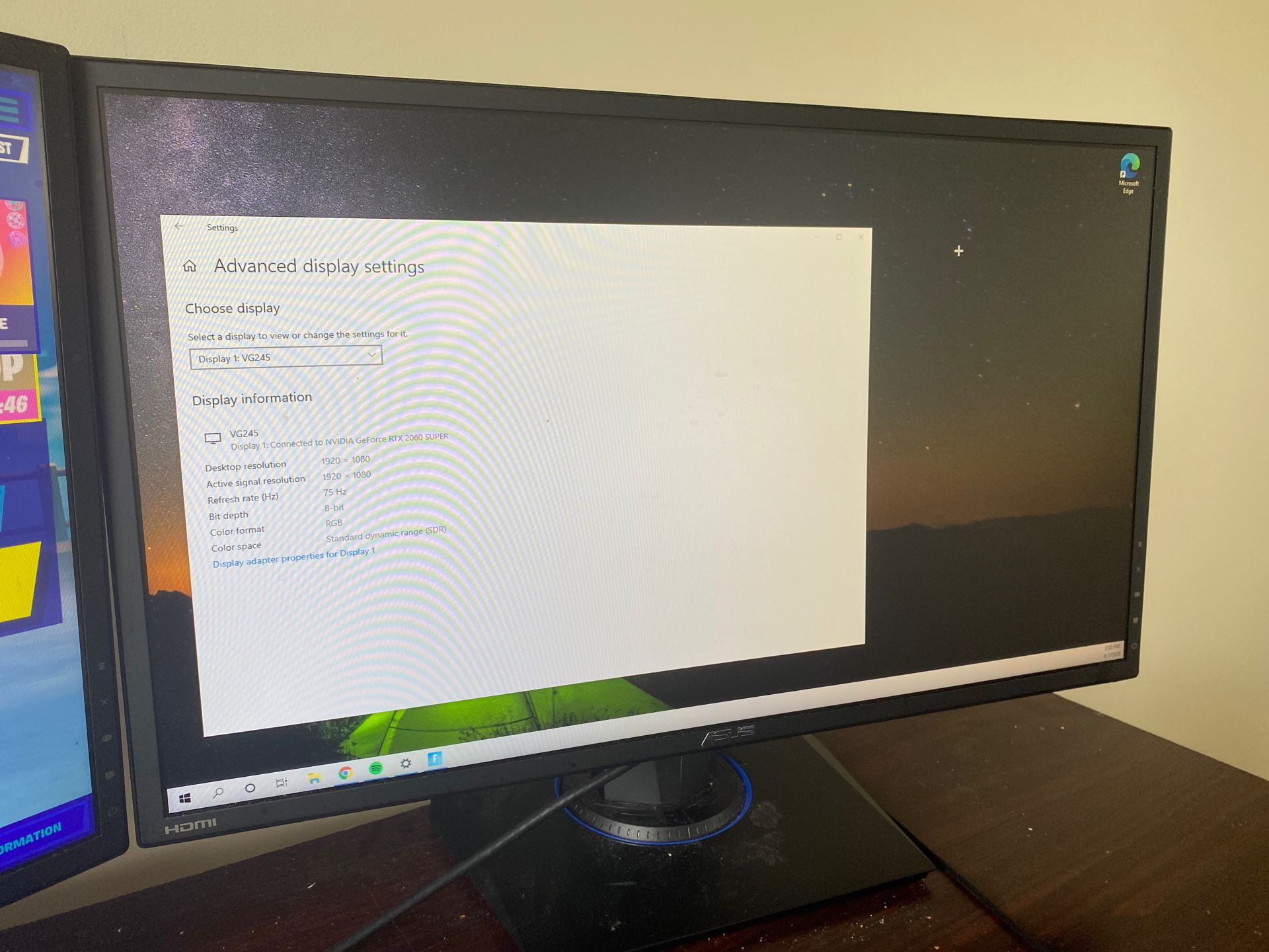 VG245 75 Hz Monitor