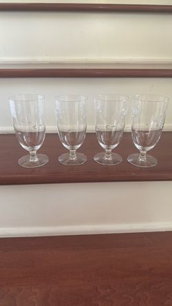 Crystal Ice Tea Glasses
