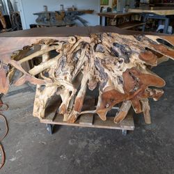 Root Console Table Credenza Hallway Decor 