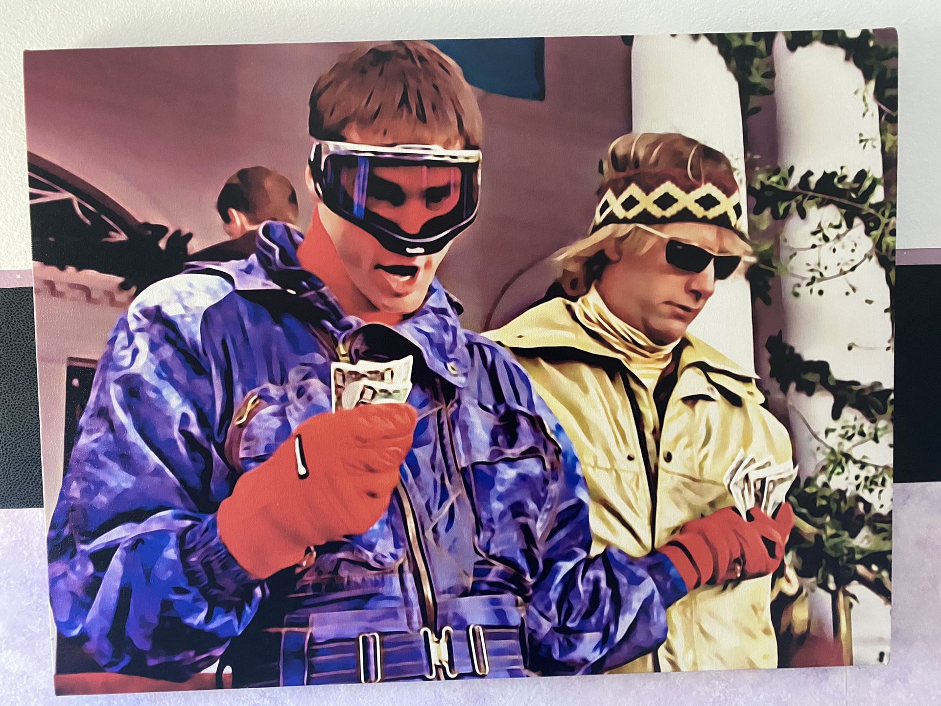 dumb and dumber ski suits