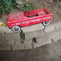 Fire Chief Pedal Car