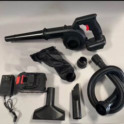 Handheld 21V Cordless Leaf Blower with Vacuum
