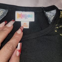 Lularoe Black T Shirt 