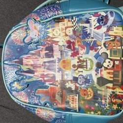 Loungefly Disney Parks Castle Mini Backpack by Joey Chou